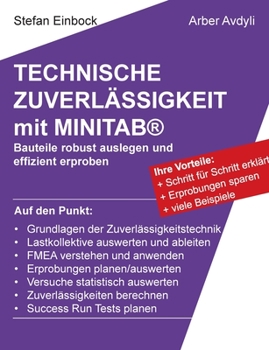 Paperback Technische Zuverlässigkeit mit MINITAB(R): Bauteile robust auslegen und effizient erproben [German] Book
