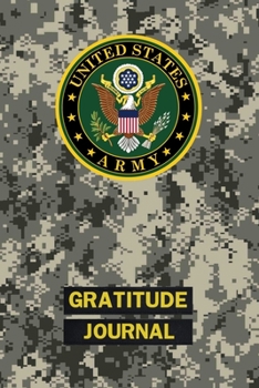 Paperback US Army Soldier Gratitude Journal Book