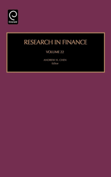 Hardcover Research in Finance Book