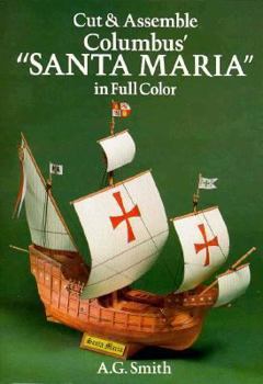 Paperback Cut and Assemble Columbus Santa Maria in Full Color Book