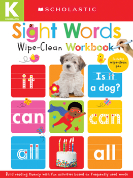 Board book Sight Words: Scholastic Early Learners (Wipe-Clean Workbook) Book