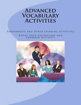 Paperback Paraphrasing Speaking Activities. Boost your vocabulary actively! Book