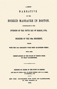 Paperback Horrid Massacre in Boston Book