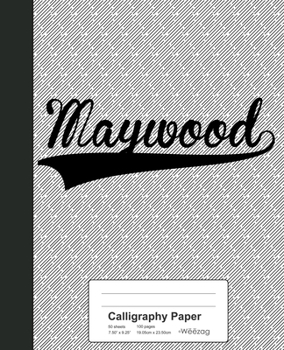 Paperback Calligraphy Paper: MAYWOOD Notebook Book