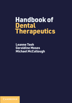 Paperback Handbook of Dental Therapeutics Book
