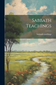 Paperback Sabbath Teachings Book