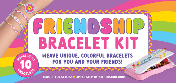 Misc. Friendship Bracelet Kit - Includes Everything You Need and a Step-By-Step Illustrated Guide for Awesome Results Book