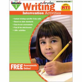 Paperback Everyday Writing Intervention Activities Grade 1 Book Teacher Resource Book