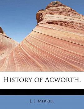 Paperback History of Acworth. Book