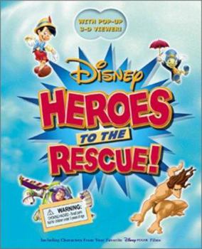 Hardcover Heroes to the Rescue!: A Disney 3-D Adventure Book