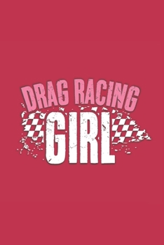 Drag Racing Girl Dot Grid : 6 x 9 Journal