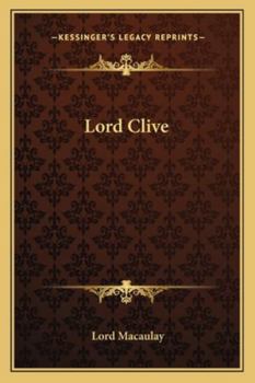 Paperback Lord Clive Book