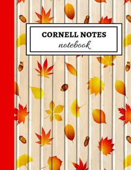 Paperback Cornell Notes Notebook: Cute Large Cornell Note Paper / Note Taking Filler Paper For School And University Book