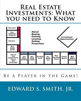 Paperback Real Estate Investments: What you need to Know Book