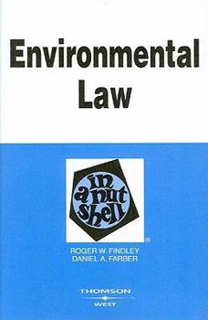 Paperback Environmental Law in a Nutshell Book