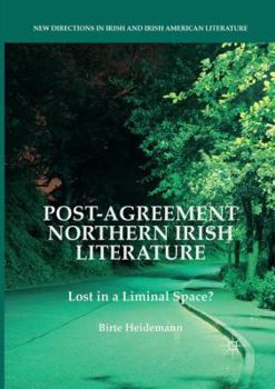Paperback Post-Agreement Northern Irish Literature: Lost in a Liminal Space? Book