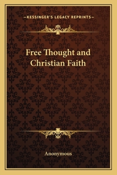 Free Thought and Christian Faith