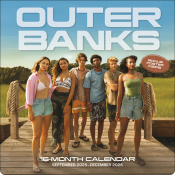 Calendar Outer Banks 16-Month 2025-2026 Wall Calendar with Bonus Poster Book