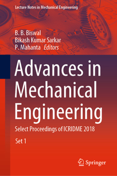 Paperback Advances in Mechanical Engineering: Select Proceedings of Icridme 2018 Book