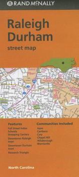 Map Rand McNally Raleigh Durham, North Carolina Street Map Book