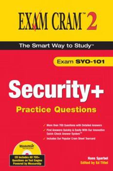 Paperback Security+ Practice Questions Exam Cram 2: (Exam SYO-101) [With CDROM] Book