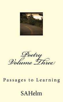 Paperback Poetry Volume Three: Passages to Learning Book