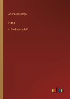 Paperback Hass: in Großdruckschrift [German] Book