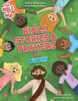 Hardcover Bible Stories & Prayers for Owen Book