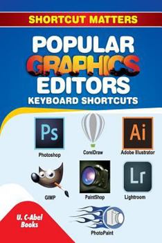 Paperback Popular Graphics Editors Keyboard Shortcuts Book