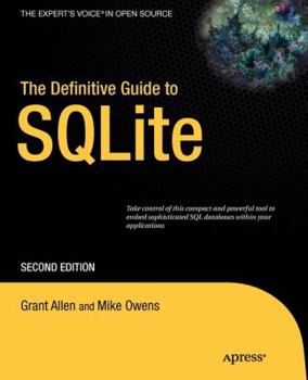 Paperback The Definitive Guide to SQLite Book