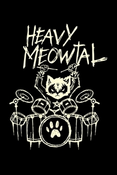 Paperback Heavy Meowtal: Song Writer Notebook for any heavy metal and hard rock cat headbanger. DIY Lyrics Journal and songwriting book - 120 M Book