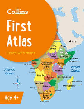 Paperback Collins School Atlas - Collins First Atlas: Ideal for learning at school and at home Book