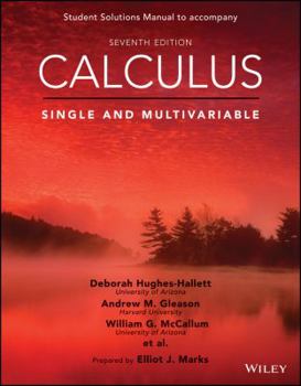Paperback Calculus: Single and Multivariable, 7e Student Solutions Manual Book