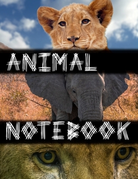 Paperback Animal Notebook: Notebook for student (110 Pages, Dotted Grid, 8.5 x 11) Book