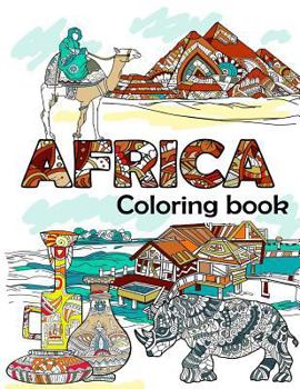 Paperback Africa Coloring Book: Adult Colouring Fun, Stress Relief Relaxation and Escape Book