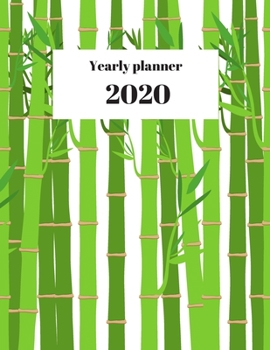 Paperback 2020 Yearly planner: nature themed calendar & organizer - 148 pages, 8,5" x 11" (version 26) Book