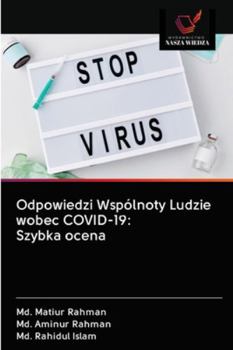Paperback Odpowiedzi Wspólnoty Ludzie wobec COVID-19: Szybka ocena [Polish] Book