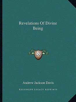 Paperback Revelations Of Divine Being Book