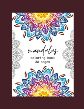 Paperback White and Black Mandala Book
