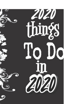 2020 Things To Do In 2020: Floral Black Vintage One Year (Jan-Dec) Dated Weekly Month-to-Month Agenda Logbook and Journal for Scheduling Organized ... Quote for Girls Women Professional Educator