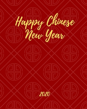 Paperback Happy Chinese New Year: Weekly Planner Calendar With Notes And Rat Book