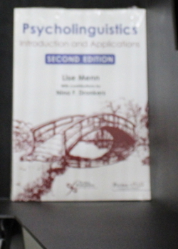Paperback Psycholinguistics: Introduction and Applications, Second Edition Book