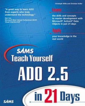 Paperback Sams Teach Yourself ADO 2.5 in 21 Days Book