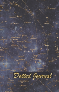 Dotted Journal: Blank dot grid notebook with inspiring quotes inside. Small (size 5.5x 8.5 inch). Great for writing, note taking, doodling, stargazing, inspirational dairy. Suitable for Bullet method.