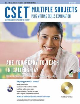 Paperback CSET Multiple Subjects Plus Writing Skills Examination [With CDROM] Book