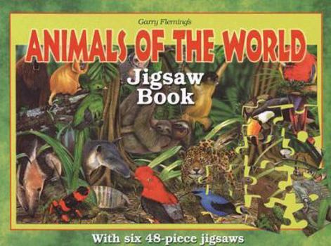 Board book Animals of the World [With 6 48-Piece Jigsaws] Book