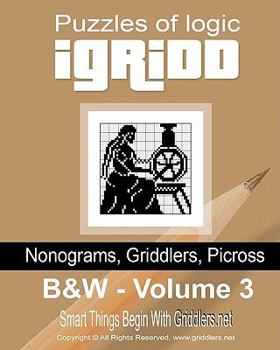 Paperback iGridd: Nonograms, Griddlers, Picross- B&W, Vol. 3 Book