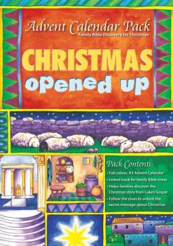 Paperback Christmas Opened Up Advent Calendar Book