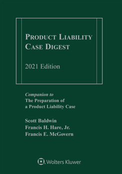 Paperback Product Liability Case Digest: 2021 Edition Book