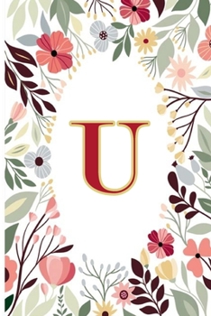 Paperback U: Cute Initial Monogram Letter U Notebook Book